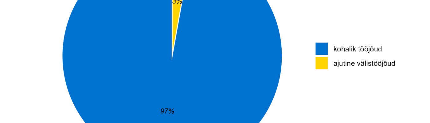 Tööjõu jagunemine (kohalik vs välistööjõud)
